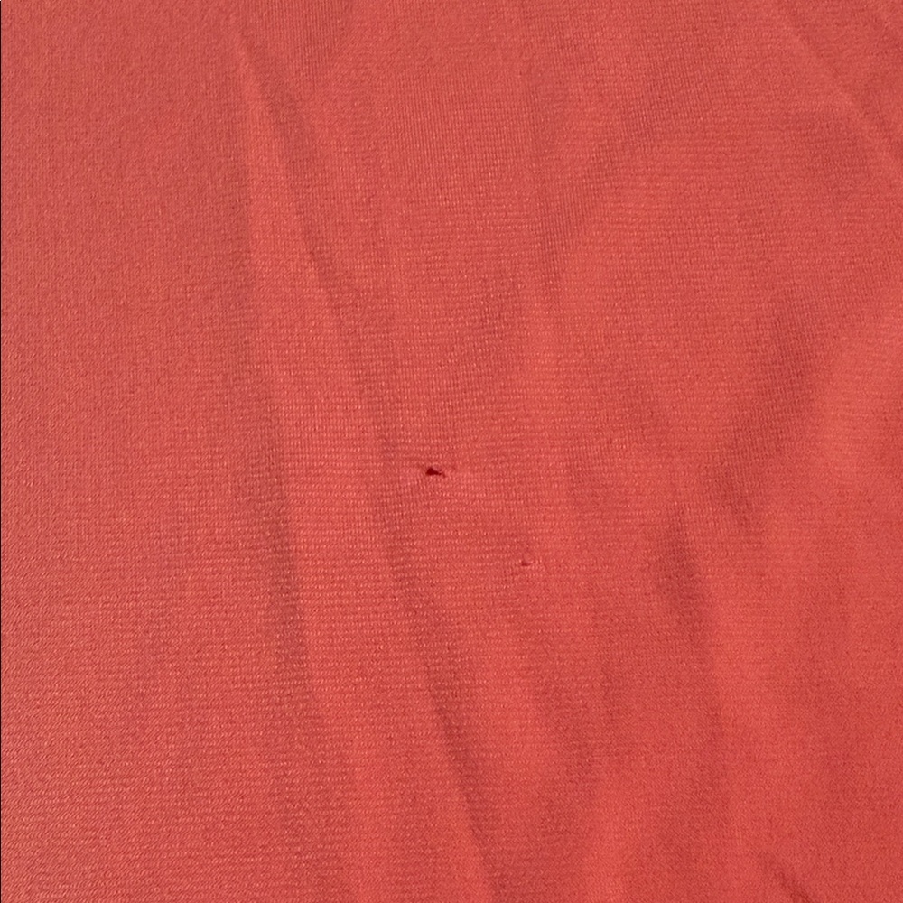 LuLaRoe Vibrant Coral Short Sleeve Top - Picture 3 of 3